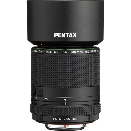 Pentax K-70 DSLR Camera with 18-135mm Lens and 55-300mm f/4.5-6.3 ED PLM WR RE Lens Bundle (4 Items)