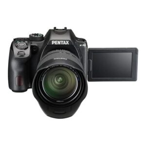 Pentax K-70 DSLR Camera with 18-135mm Lens and 55-300mm f/4.5-6.3 ED PLM WR RE Lens Bundle (4 Items)