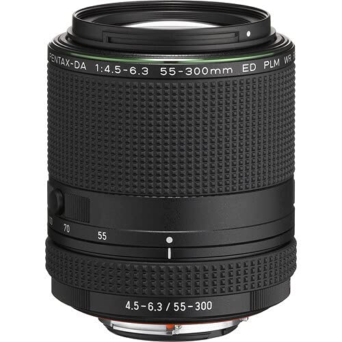 Pentax K-70 DSLR Camera with 18-135mm Lens and 55-300mm f/4.5-6.3 ED PLM WR RE Lens Bundle (4 Items)