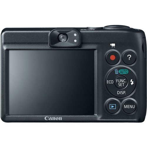 Canon PowerShot A1400 16.0 MP Digital Camera with 5x Digital Image Stabilized Zoom 28mm Wide-Angle Lens and 720p HD Video Recording (Black) (OLD MODEL)