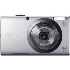 canon powershot a2300 16.0 mp digital camera with 5x optical zoom (silver)