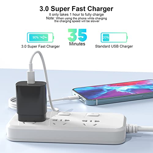 USB C Charging Block for Samsung Galaxy, 25W Super Fast Wall Charger Block Type C, Power Adapter Box for Galaxy S22 /S21/S20/S9/Ultra/Plus/Note, for iPhone 13/12/11/Pro Max/iPad Pro and More -2Pack