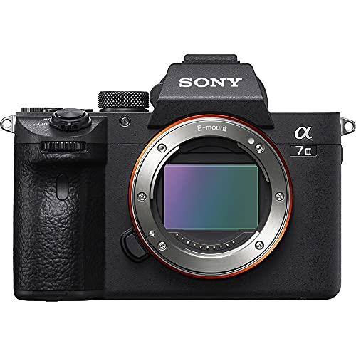 Sony a7 III Mirrorless Digital Camera with 50mm f/1.8 Lens Video Bundle + LED Video Light + Microphone + Extreme Speed 64GB Memory(20pc Bundle)