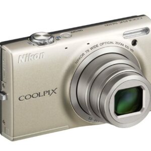 Nikon COOLPIX S6100 16 MP Digital Camera with 7x NIKKOR Wide-Angle Optical Zoom Lens and 3-Inch Touch-Panel LCD (Silver) (OLD MODEL)