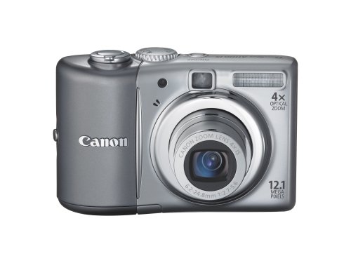 Canon PowerShot A1100IS 12.1 MP Digital Camera with 4x Optical Image Stabilized Zoom and 2.5-inch LCD (Silver) (OLD MODEL)