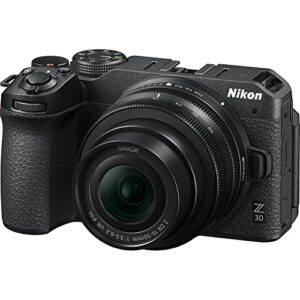 Nikon Z30 Mirrorless Digital Camera with 16-50mm and 50-250mm Lenses (1743) Bundle with 64GB Extreme PRO Card + EN-EL25 Extra Battery + Corel Photo Software + Camera Bag + Cleaning Kit + More