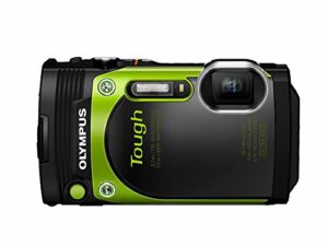 olympus tg-870 tough waterproof digital camera (green)