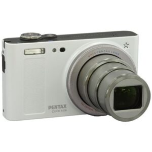 pentax digital camera optio rz18 (pearl white) 16 million pixel 25mm 18x optical compact, lightweight optiorz18wh
