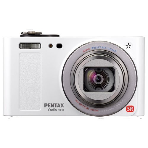 PENTAX digital camera Optio RZ18 (Pearl White) 16 million pixel 25mm 18x optical compact, lightweight OPTIORZ18WH