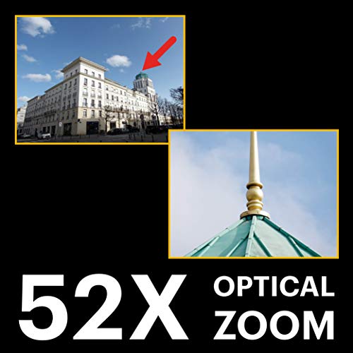 KODAK PIXPRO AZ528 Astro Zoom BSI-CMOS Bridge Digital Camera 16MP 52X 1080p Wi-Fi (Midnight Blue)