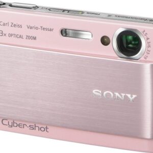 Sony Cybershot DSC-T70 8.1MP Digital Camera with 3x Optical Zoom with Super Steady Shot Image Stabilization (Pink) (OLD MODEL)