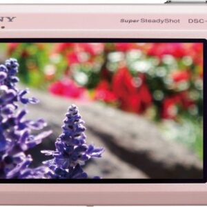 Sony Cybershot DSC-T70 8.1MP Digital Camera with 3x Optical Zoom with Super Steady Shot Image Stabilization (Pink) (OLD MODEL)