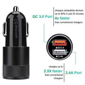 USB C Fast Charger for Samsung Galaxy S23 S22 S21 S20 5G FE Plus Ultra S10 S10e S9 S8 Note 20 10 9 8 A53 A32 A42 A52 A13 A14, Z Fold4/3/2 5G, Z Flip3/4 Phone, Rapid Car Adapter Type C Cable 3ft
