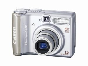 canon powershot a530 5mp digital camera with 4x optical zoom (old model)