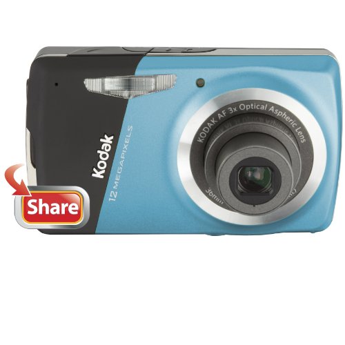 Kodak Easyshare M530 12 MP Digital Camera with 3x Wide Angle Optical Zoom and 2.7-Inch LCD (Blue)