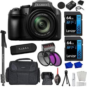 panasonic lumix dc-fz80 digital camera with advanced accessory and travel bundle | dc-fz80k