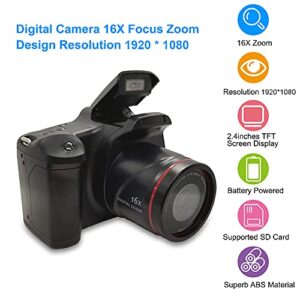 PENCHEN Digital Camera 16X F-ocus Zoom Design Resolution 1920 * 1080 Supported S D Card 4 * AA Batter-y Powered Operated for Photos Taking S-tudio