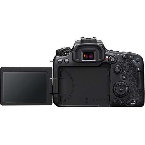 Canon EOS 90D DSLR Camera with 18-135mm Lens (3616C016), EF-S 55-250mm Lens, 64GB Memory Card, Case, Corel Photo Software, LPE6 Battery, External Charger, Card Reader + More (Renewed)