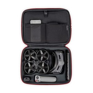 pgytech carrying case for dji avata portable waterproof travel bag can accommodate for dji avata, goggles 2, motion controller, 5 batteries, battery charging hub, data cable and more drone accessories