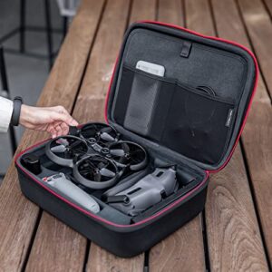 PGYTECH Carrying Case for DJI AVATA Portable Waterproof Travel Bag can accommodate for DJI AVATA, Goggles 2, Motion Controller, 5 Batteries, Battery Charging Hub, Data Cable and more Drone Accessories