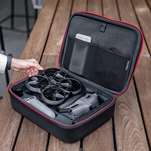 PGYTECH Carrying Case for DJI AVATA Portable Waterproof Travel Bag can accommodate for DJI AVATA, Goggles 2, Motion Controller, 5 Batteries, Battery Charging Hub, Data Cable and more Drone Accessories