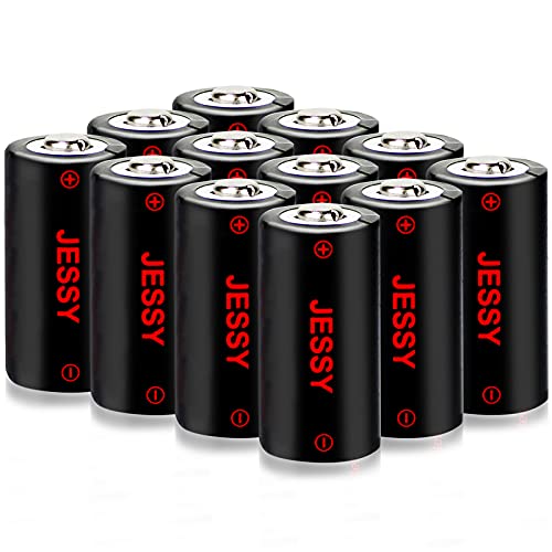 JESSY 12 Pack CR123A Lithium Batteries, 3.7V 750mAh Rechargeable Batteries for Arlo Wireless Cameras VMC3030 VMK3200 VMS3330 3430 3530 and Flashlight Polaroid Microphone