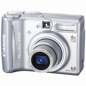 Canon PowerShot A540 6MP Digital Camera with 4x Optical Zoom