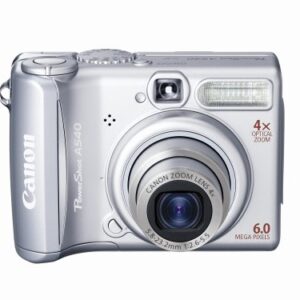 Canon PowerShot A540 6MP Digital Camera with 4x Optical Zoom