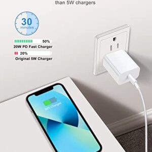 iPhone 14 13 12 11 Fast Charger[Apple MFi Certified], 2-Pack Apple Fast Charger 10FT Long USB-C to Lightning Cable with 20W USB C Wall Charger Block for iPhone 14/13/12/11 Pro Max/Mini/XS/XR, iPad