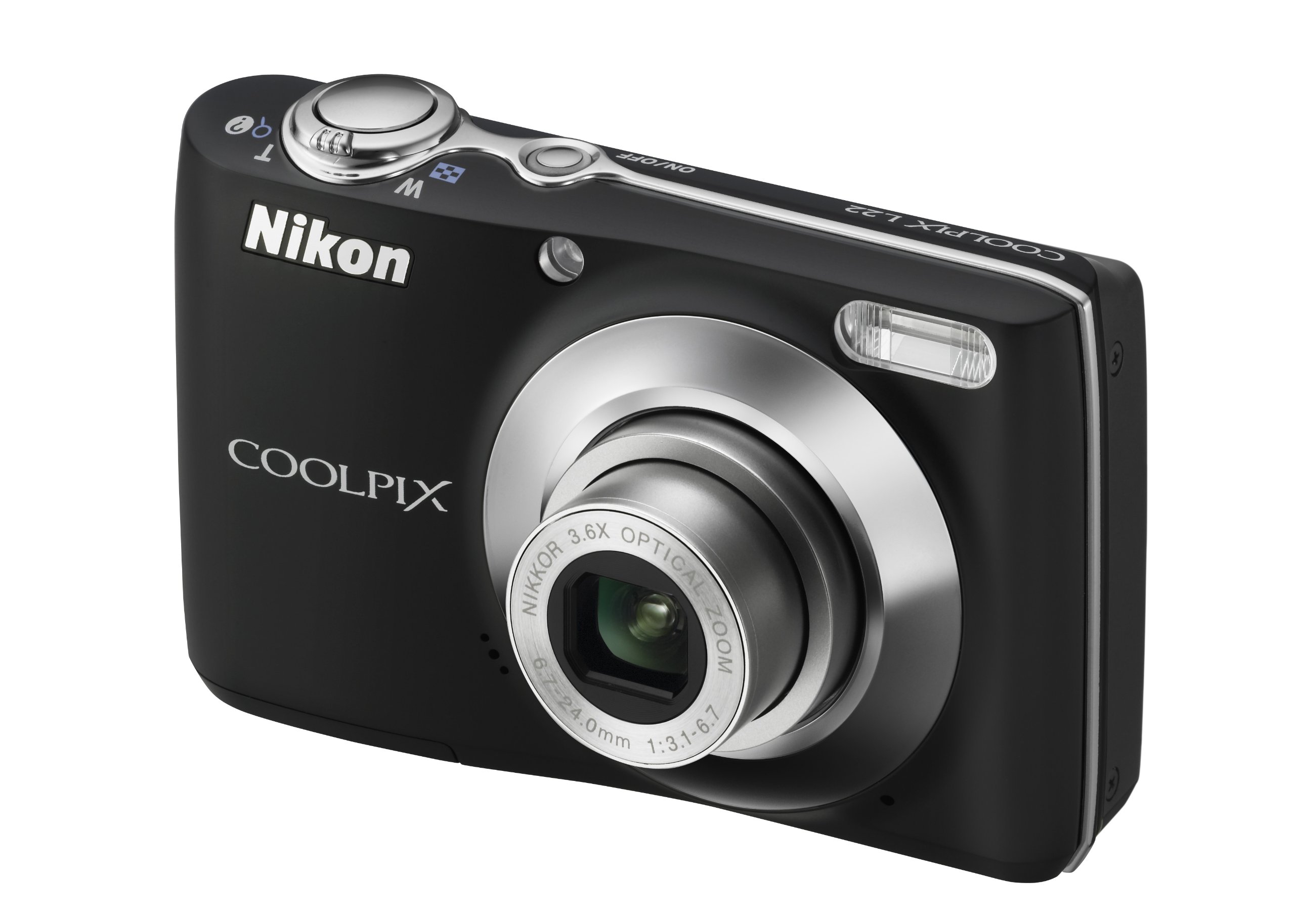 Nikon Coolpix L22 12.0MP Digital Camera with 3.6x Optical Zoom and 3.0-Inch LCD (Black) (OLD MODEL)