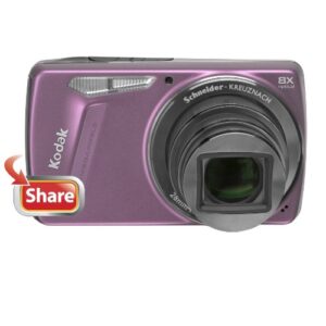Kodak EasyShare M580 14 MP Digital Camera with 8x Wide Angle Optical Zoom and 3.0-Inch LCD (Pink)