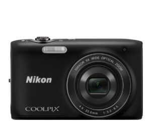 nikon coolpix s3100 14 mp digital camera with 5x nikkor wide-angle optical zoom lens and 2.7-inch lcd – black