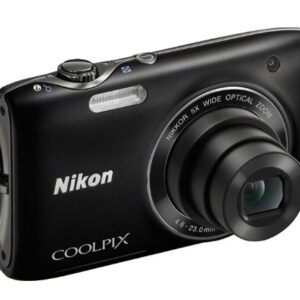 Nikon COOLPIX S3100 14 MP Digital Camera with 5x NIKKOR Wide-Angle Optical Zoom Lens and 2.7-Inch LCD - Black