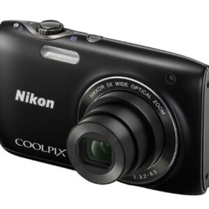 Nikon COOLPIX S3100 14 MP Digital Camera with 5x NIKKOR Wide-Angle Optical Zoom Lens and 2.7-Inch LCD - Black