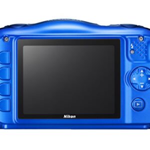 Nikon COOLPIX S33 Waterproof Digital Camera (Blue) (Discontinued by Manufacturer)