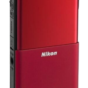 Nikon Coolpix S80 14.1 MP Digital Camera with 3.5-Inch OLED Touchscreen and 5x Wide-Angle Zoom Nikkor ED Lens (Red)