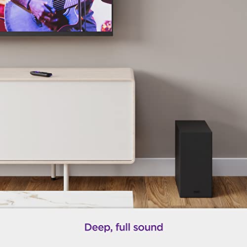 Roku Wireless Bass | Slim Subwoofer Streambar, Streambar Pro Wireless Speakers