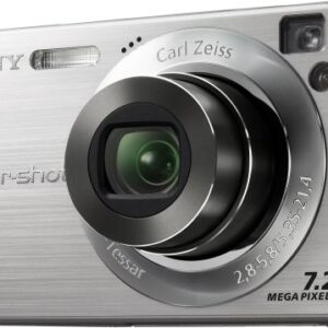 Sony Cybershot DSCW120 7.2MP Digital Camera with 4x Optical Zoom with Super Steady Shot (Silver)