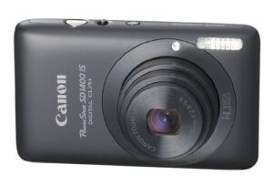 canon powershot sd1400 is 14.1 mp digital camera with 4x wide angle optical image stabilized zoom and 2.7-inch lcd (black)