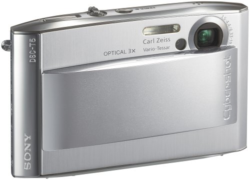 Sony Cybershot DSCT5 5.1MP Digital Camera with 3x Optical Zoom (Silver)