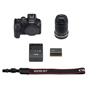 Canon EOS R7 Mirrorless Camera w/RF-S18-150mm f/3.5-6.3 is STM Lens Kit (International Model) (Renewed)