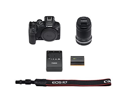 Canon EOS R7 Mirrorless Camera w/RF-S18-150mm f/3.5-6.3 is STM Lens Kit (International Model) (Renewed)