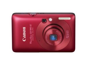 canon powershot sd780is 12.1 mp digital camera with 3x optical image stabilized zoom and 2.5-inch lcd (deep red)