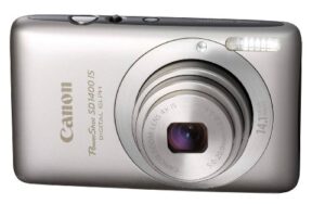canon powershot sd1400is 14.1 mp digital camera with 4x wide angle optical image stabilized zoom and 2.7-inch lcd (silver)
