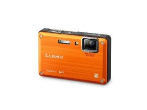 panasonic lumix dmc-ts1 12mp digital camera with 4.6x wide angle mega optical image stabilized zoom and 2.7 inch lcd (orange)