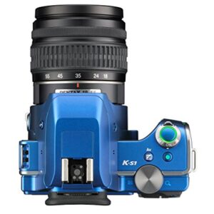 Pentax K-S1 SLR Lens Kit with DA L 18-55 mm Lens (Blue)