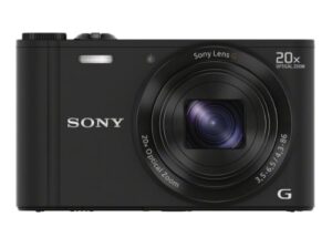 sony dsc-wx300/b 18.2 mp digital camera with 20x optical image stabilized zoom and 3-inch lcd (black)