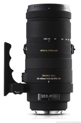 Sigma APO 120-400mm F4.5-5.6 DG OS HSM (Canon) Black