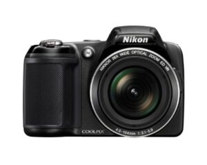 nikon coolpix l810 16.1 mp digital camera with 26x zoom nikkor ed glass lens and 3-inch lcd (black) (old model)