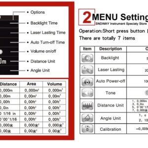 yise-O0594 New for Digital Laser Distance Meter Camera USB Recharge Portable Colorful Screen Range Finder Rangefinder SW-S80 S120 SW-S120